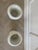 Mid-Century Modern Pair of Classic XL Thomas Pheasant Ivory Crackle Urns - Baker Furniture For Sale - Image 3 of 3