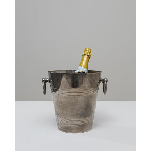 Mid 20th Century French Silver Plated Champagne Bucket For Sale - Image 18 of 18