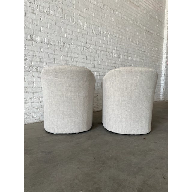 Mid-Century Modern Modern Dunbar Sculptural Lounge Chairs by Lydia dePolo and Jack Dunbar- a Pair For Sale - Image 3 of 9