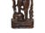 Indian Eclectic Wooden Carved Tall Traditional Musician Statue | Solid Wood Woman Sculpture | Distressed Painted Figurine | Indian Deity Statue For Sale - Image 3 of 4