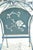 Mid 20th Century Wrought Iron Pierced Rose Garden Patio Dining Chair For Sale - Image 11 of 12