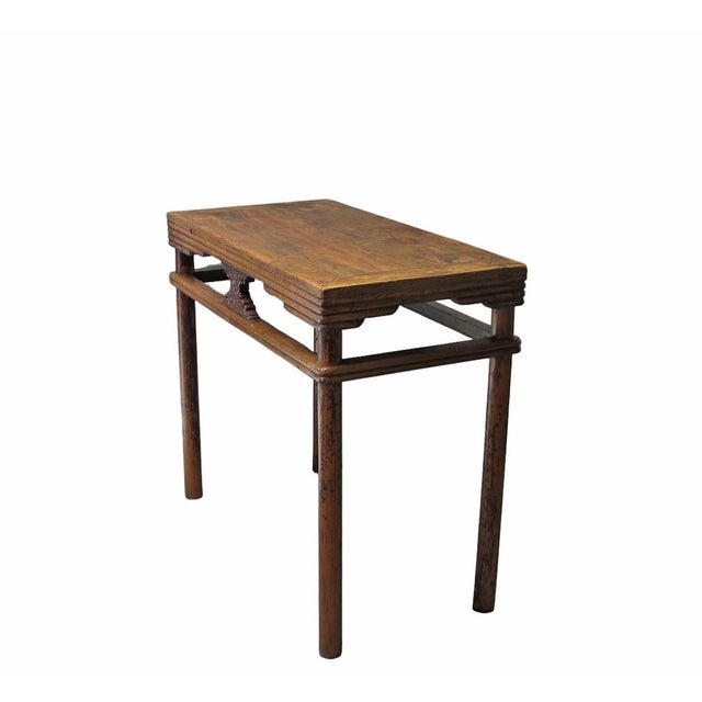 19th Century Chinese Elm Console Table For Sale - Image 4 of 10