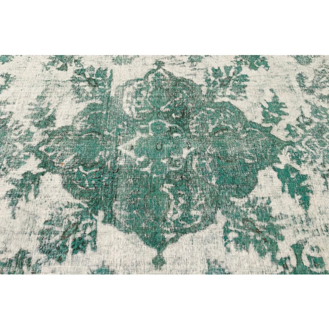 Mid 20th Century Vintage Overdye Rug For Sale - Image 9 of 12
