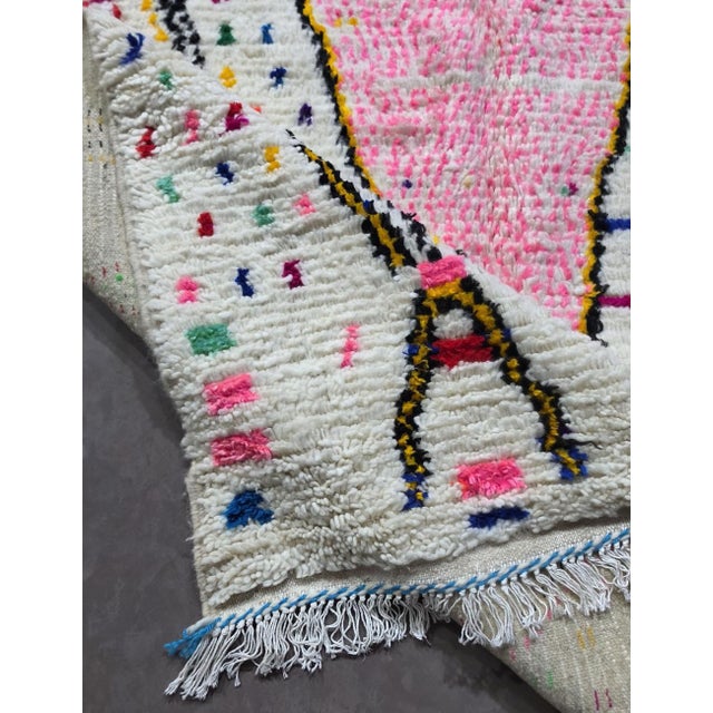 Moroccan Azilal Wool Rug - 9.8 X 6.5 Ft For Sale - Image 4 of 8