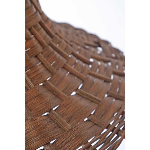 Modern Mid-Century Tulip Lamp in Woven Wood and Willow from Peill & Putzler, 1960s For Sale - Image 11 of 18