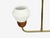 Brass 1960s Swedish Modern, Pendant Light, Teak, Opal Glass, Brass For Sale - Image 8 of 9