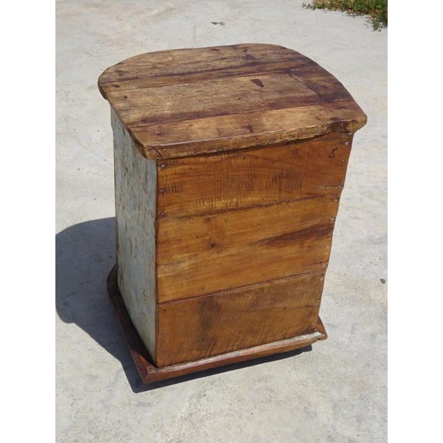 Small Cabinet in Canoe Wood and Teak, 2000s For Sale - Image 9 of 18