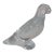 Baccarat French Crystal Clear Glass Parrot Bird Paperweight Figurine 4" For Sale