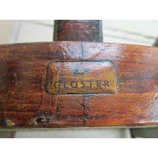 1940s Solid Wood Windsor Rocking Chair by Gloster Teak Wood For Sale In Naples, FL - Image 6 of 13