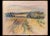 Landscape is an original drawing in Pastel realized in the early 20th Century by Edmond Cuisinier (1857-1917). Good...