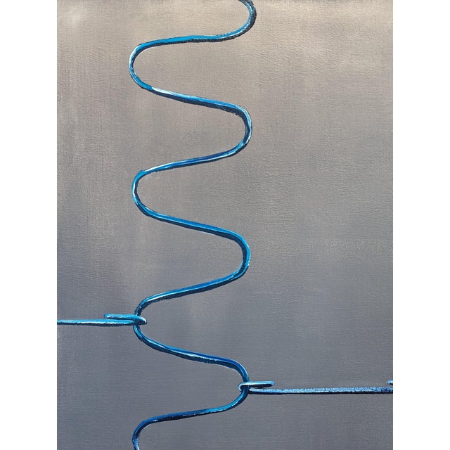 Contemporary Tommy Taylor "Hostel #2" Contemporary Neutral Toned Realistic Close Up of Mattress Springs, 2023 For Sale - Image 3 of 9