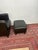 Wood 1960s Bradington Young Armchair and Ottoman For Sale - Image 7 of 11
