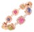 Bochic “Capri” Vintage Ruby, Multi Sapphire & Diamond Set 18K Gold & Silver For Sale