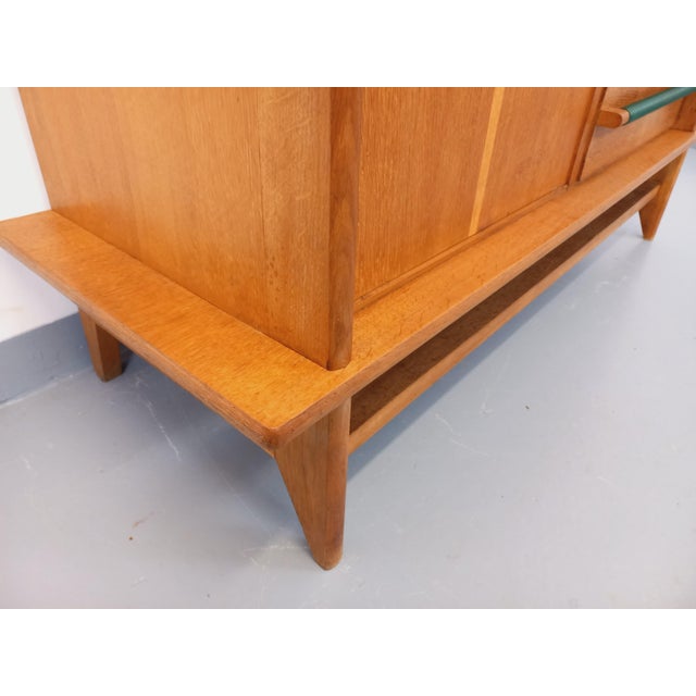 Wood Vintage Oak Wardrobe, 1950s-1960s For Sale - Image 7 of 18