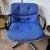 Charles Pollock for Knoll Blue Executive Swivel Chairs - a Pair For Sale - Image 11 of 13