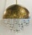 Revelation Modern Antique Brass Downpour Pendant Light For Sale - Image 4 of 5
