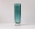 Turquoise Rectangular Glass Vase by Gunnar Ander for Lindshammar For Sale - Image 6 of 6