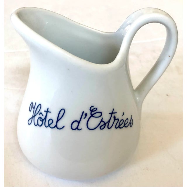 Pillivuyt et Cie Hotel D’Estrees French Creamer For Sale - Image 4 of 4