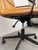 West Elm Cooper Mid-Century Leather Swivel Office Chair For Sale - Image 10 of 12