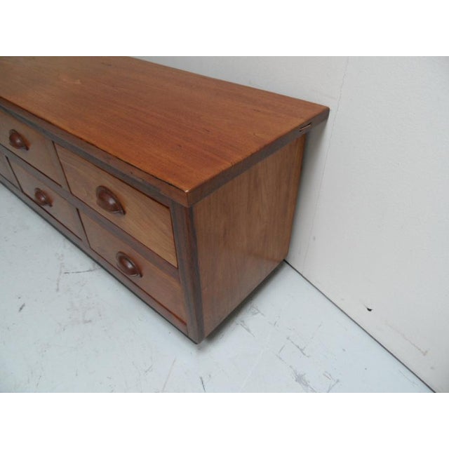Vintage Dutch Sideboard with 8 Drawers, 1950s For Sale - Image 10 of 13