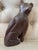 Mid-Century Modern Hand-Carved Wooden Cat Figurine For Sale - Image 3 of 12