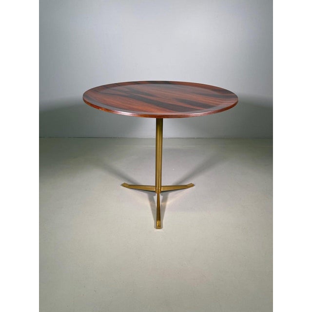 Brown Coffee Table Produced by the Borsani Atelier and Designed by Osvaldo Borsani for Atelier Borsani Varedo For Sale - Image 8 of 13