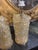 Pair of Murano Gold Glass Ruffle Lamps For Sale - Image 4 of 5