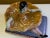Early 20th Century Noritake Style Lady seated on ceramic box by Seiei & Co. For Sale In Philadelphia - Image 6 of 9