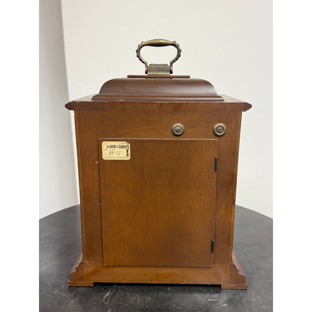 Seth Thomas Legacy Westminster Chime Mantel Clock For Sale - Image 12 of 12