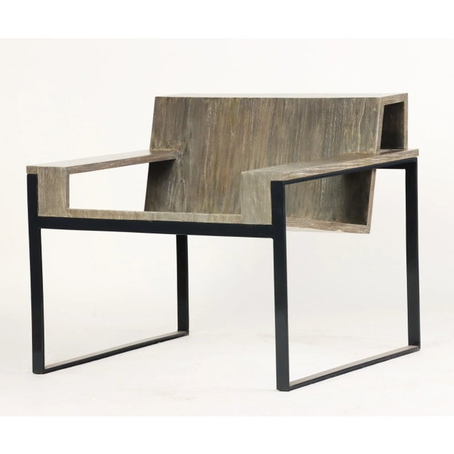 1990s 1990s Contemporary Bauhaus-Inspired Armchair For Sale - Image 5 of 8