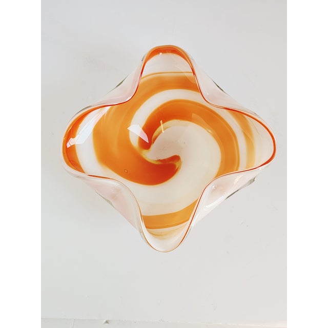 Vintage Murano Fratelli Toso Glass Bowl For Sale In New York - Image 6 of 12