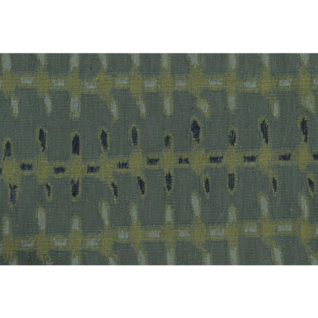 Mid-Century Modern Rug & Kilim’s Scandinavian-Inspired Runner Rug, Blue With Minimalist Patterns For Sale - Image 3 of 8