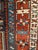 Textile Antique Heriz Serapi Runner Rug, Hand-Knotted Wool, Geometric Pattern, Navy & Red,4x12 For Sale - Image 7 of 11