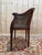 Louis XVI Style Stained Wood Desk Chair with Cane Seat, 19th Century For Sale - Image 3 of 7