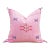 Rose Moroccan Silk Rug Pillow For Sale