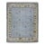Light Blue Apadana's Artisan Collection Handmade Indian Wool Rug For Sale