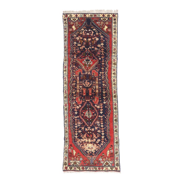 Vintage Persian Bijar Rug Runner, 02'07 X 07'06 For Sale