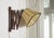 Mid-Century Modern Mid-Century Modern Scissor Wall Lamp in Green Velvet, 1950s For Sale - Image 3 of 11