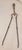 Antique 18th Century Wrought Iron Turned Brass English Fireplace Tongs Tool 27 For Sale - Image 10 of 11