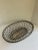 Large Vintage Twisted Metal Silver Bread Basket For Sale - Image 4 of 5