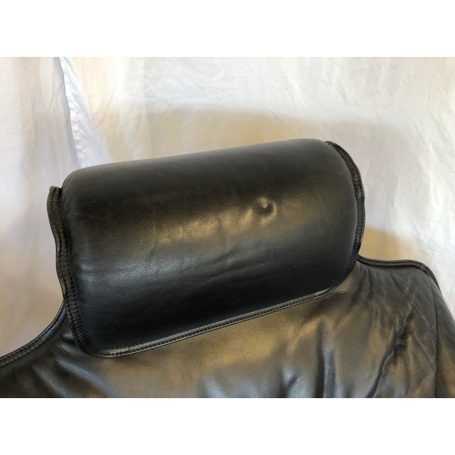 Kroken Style Leather Armchairs, a Pair For Sale - Image 10 of 12
