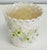 Figurative Vintage Belleek Ireland Porcelain Floral Basketweave Spill Vase For Sale - Image 3 of 8