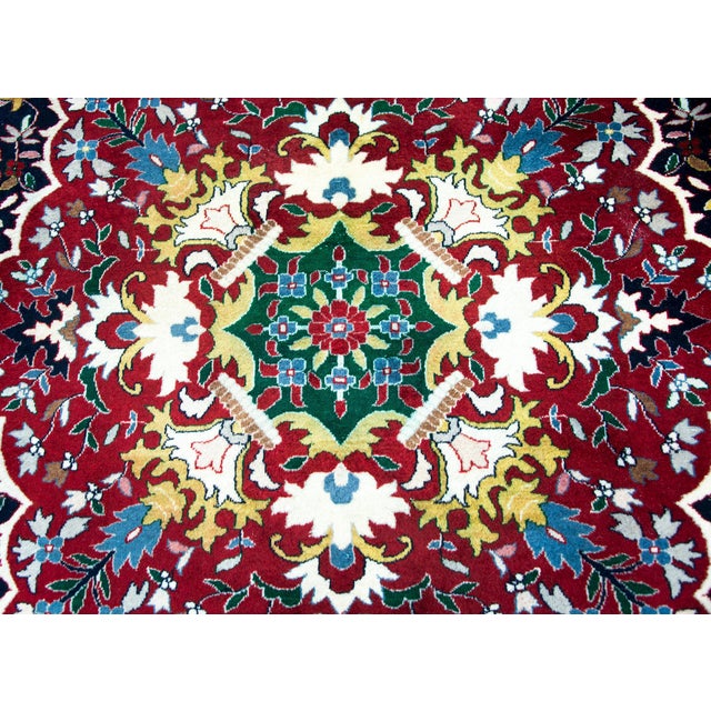 Early 20th Century Persian Tabriz Rug For Sale - Image 12 of 15