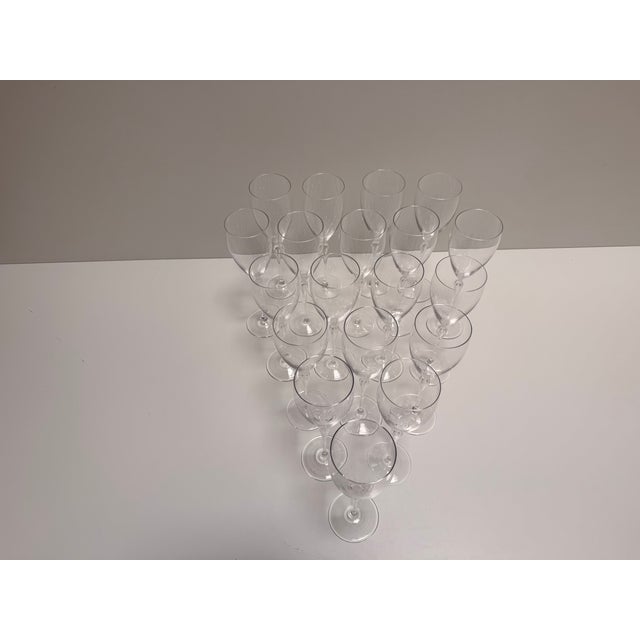 Rosenthal Maitre Champagne Glasses from Rosenthal, 1990s, Set of 19 For Sale - Image 4 of 9