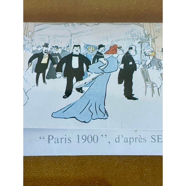 Vintage Framed Floating Matchbook From Maxim's De Paris Parisian Restaurant For Sale In Los Angeles - Image 6 of 7