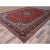 Textile 1960 Pepper Red Old Persian Kashan Central Medallion Hand Knotted Soft Wool Clean Rug For Sale - Image 7 of 12