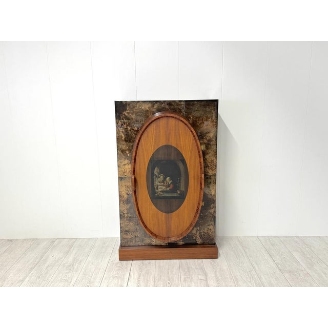 Detail of Bar Cabinet by Aldo Tura, 1950s For Sale - Image 6 of 16