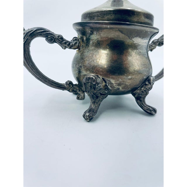 Vintage Silver Sugar Bowl, 1975 For Sale - Image 6 of 11