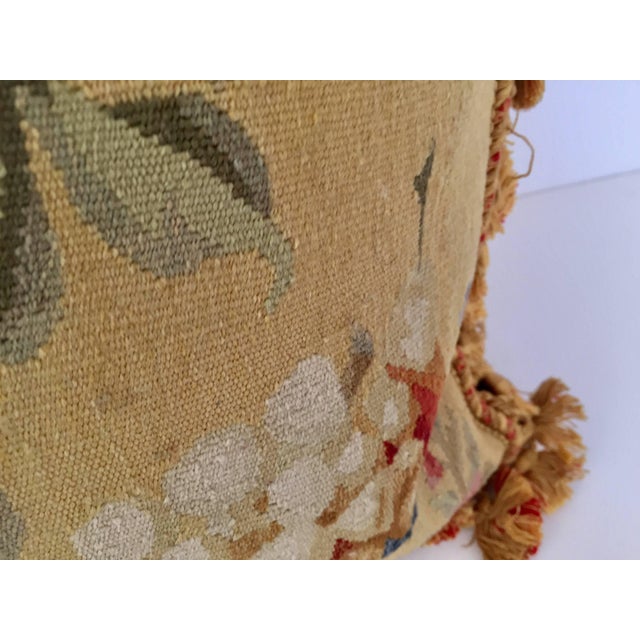 Aubusson Style Large Tapestry Decorative Pillow Chairish