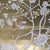 Silver Leaf Chinoiserie Hand-Painted Pale Blue Peony & Bird Wall Panels (Set of 5) For Sale - Image 13 of 15